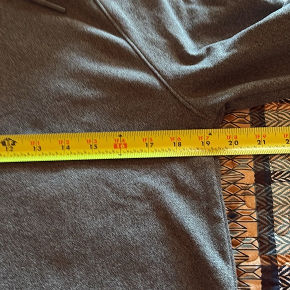 J Jill Cow Neck pullover size XS poly/spandex.  Grey - Picture 10 of 12